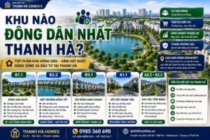 khu nào đông dân nhất thanh hà