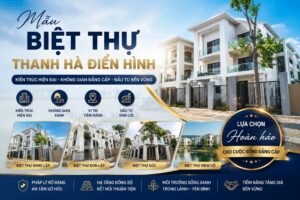 mẫu biệt thự thanh hà điển hình