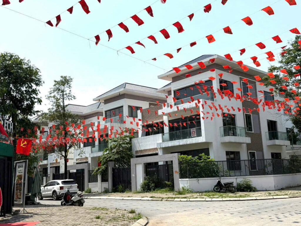 mẫu biệt thự thanh hà điển hình