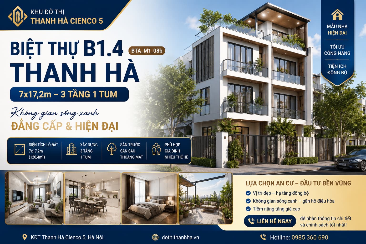 mẫu nhà biệt thự b1.4