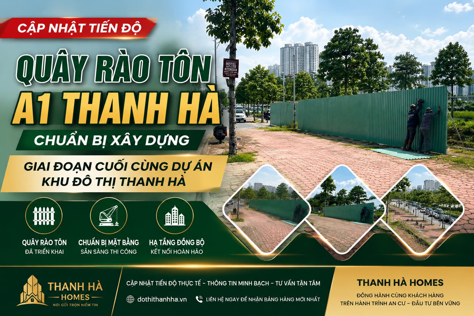 quây rào tôn a1 thanh hà