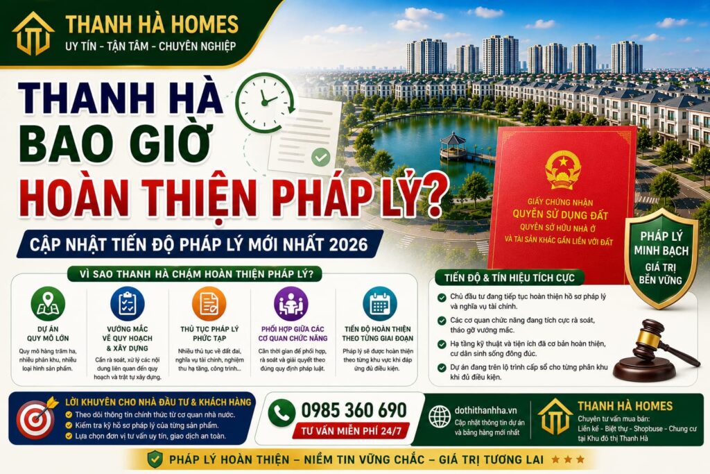 thanh hà bao giờ hoàn thiện pháp lý