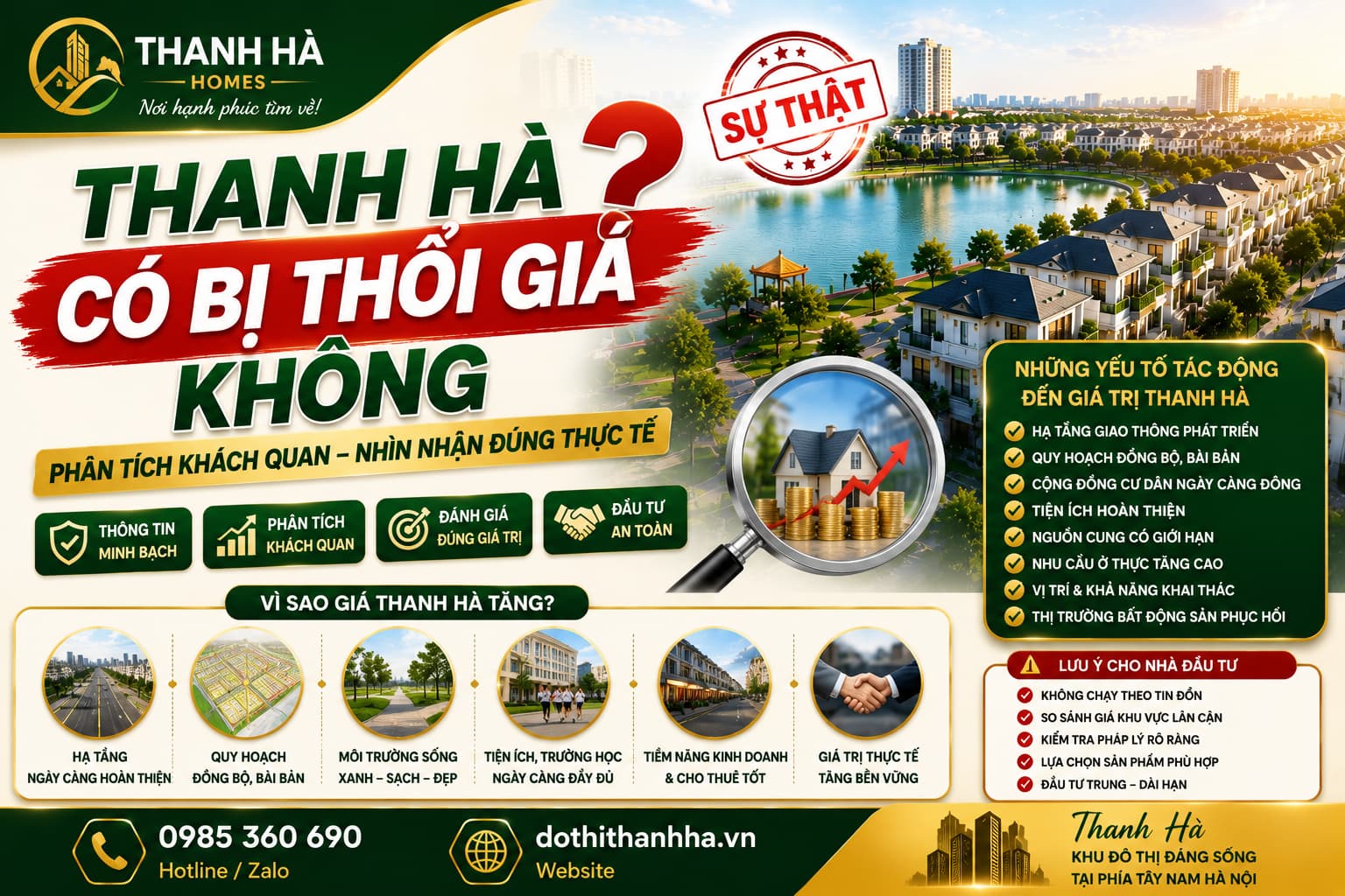 thanh hà có bị thổi giá không
