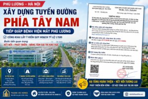 xây dựng đường phía nam khu đô thị thanh hà