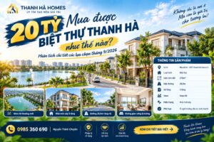 20 tỷ mua biệt thự thanh hà