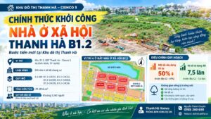 khởi công nhà ở xã hội thanh hà b1.2