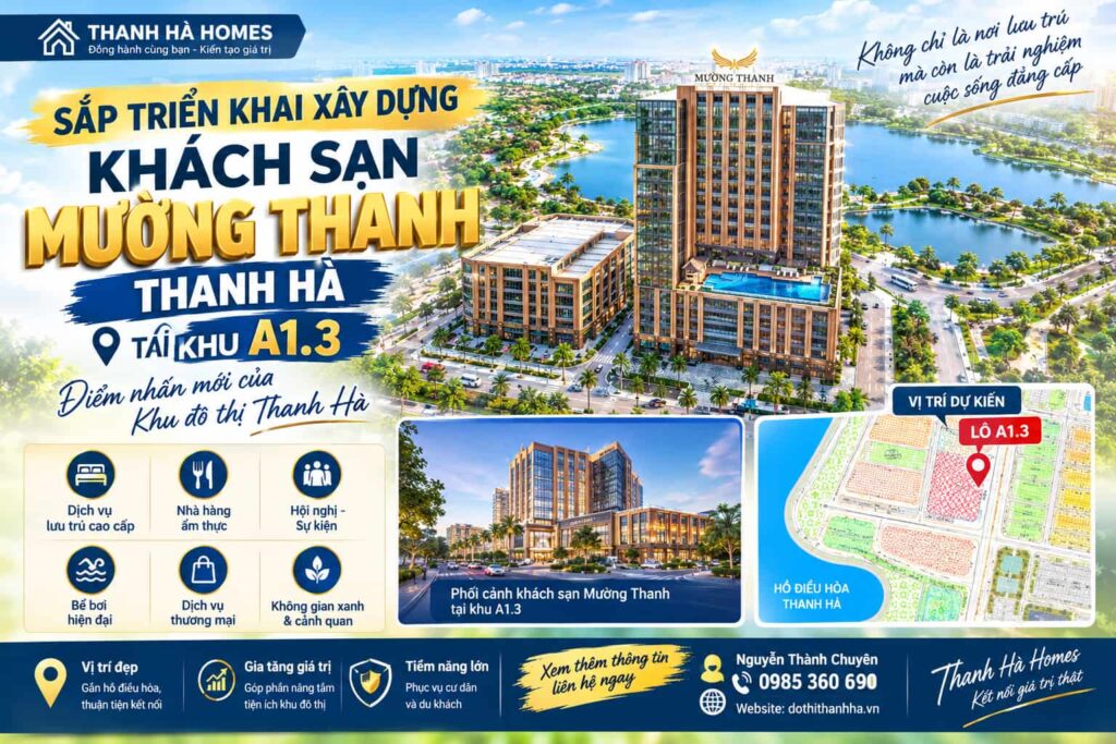 sắp xây dựng khách sạn mường thanh thanh hà