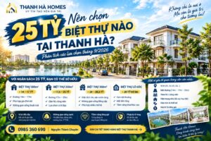 25 tỷ mua biệt thự thanh hà