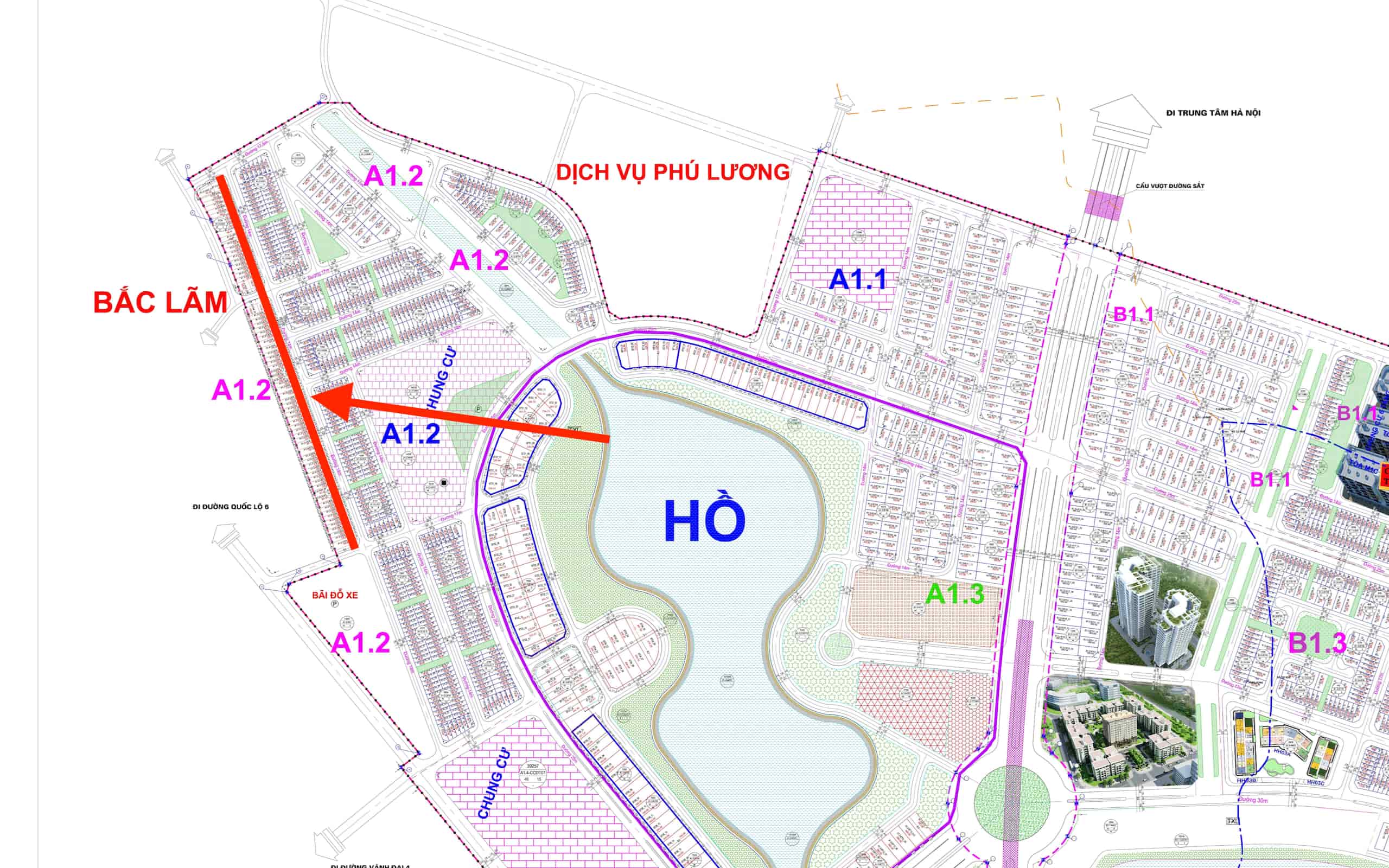 bán liền kề thanh hà a1.2 liền kề 23